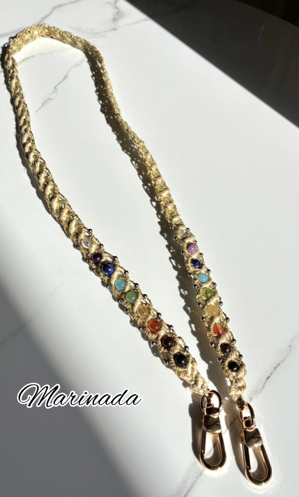 全長77cm!精麻のストラップ