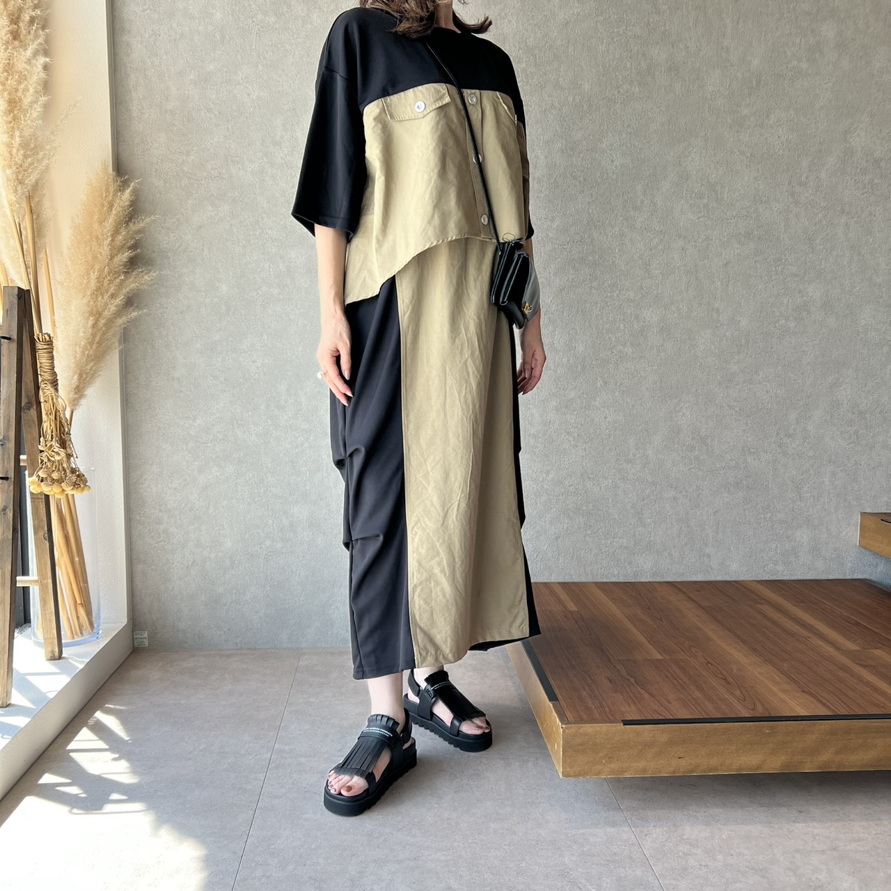 1枚で、こんなに素敵。大人の夏を楽しむ「切替ワンピース」