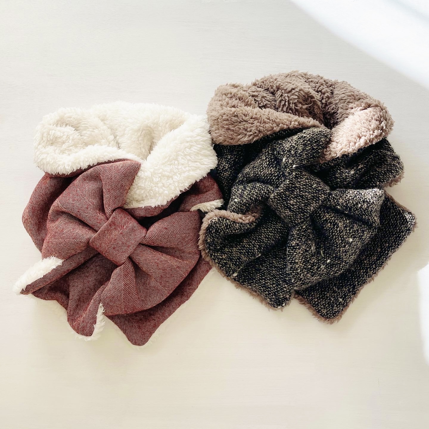 来季の新作リボンマフラー販売休止のお知らせ