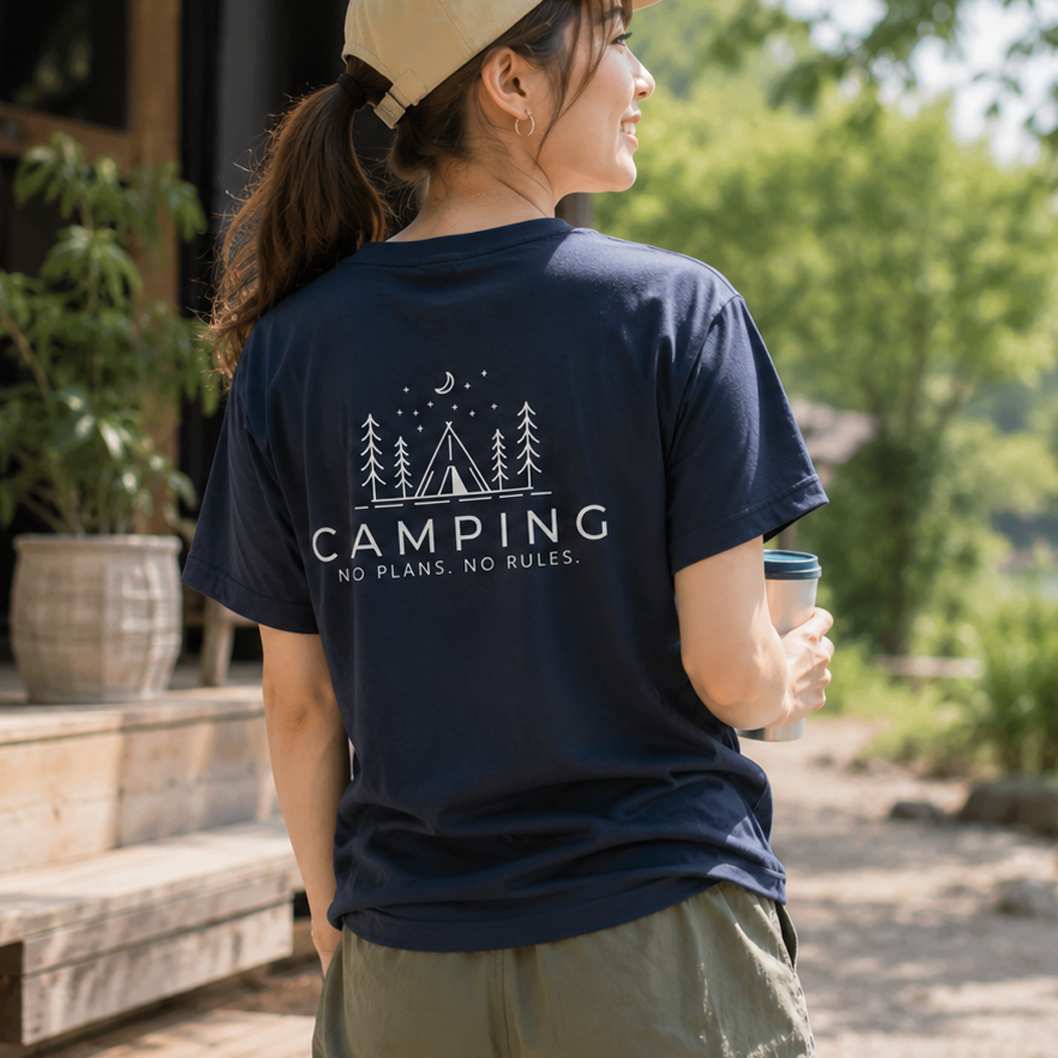 CAMPING ― シンプルだからこそ、長く着られる。