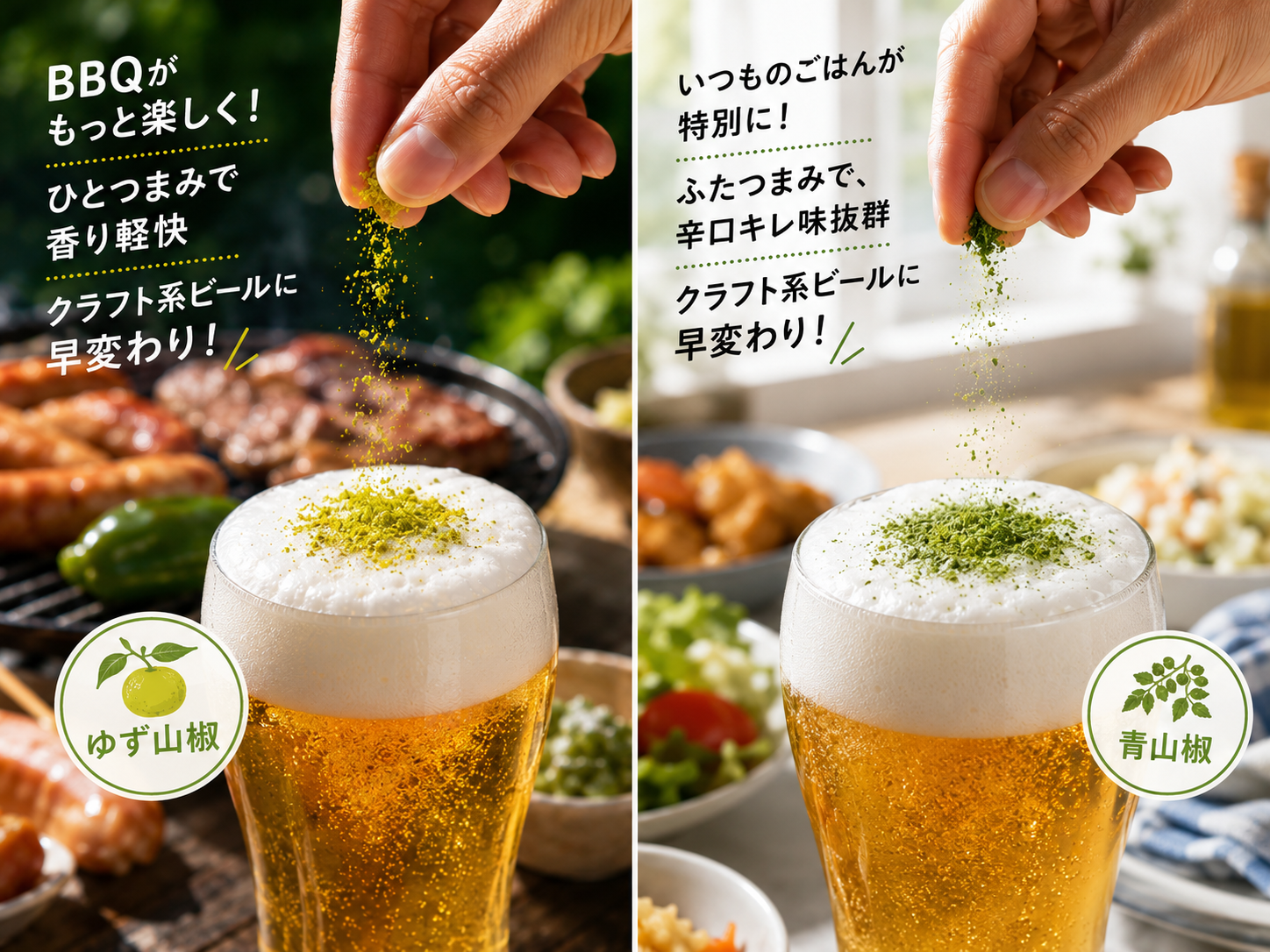 香りが違う。挽き立て山椒で楽しむクラフト系ビールのような一杯