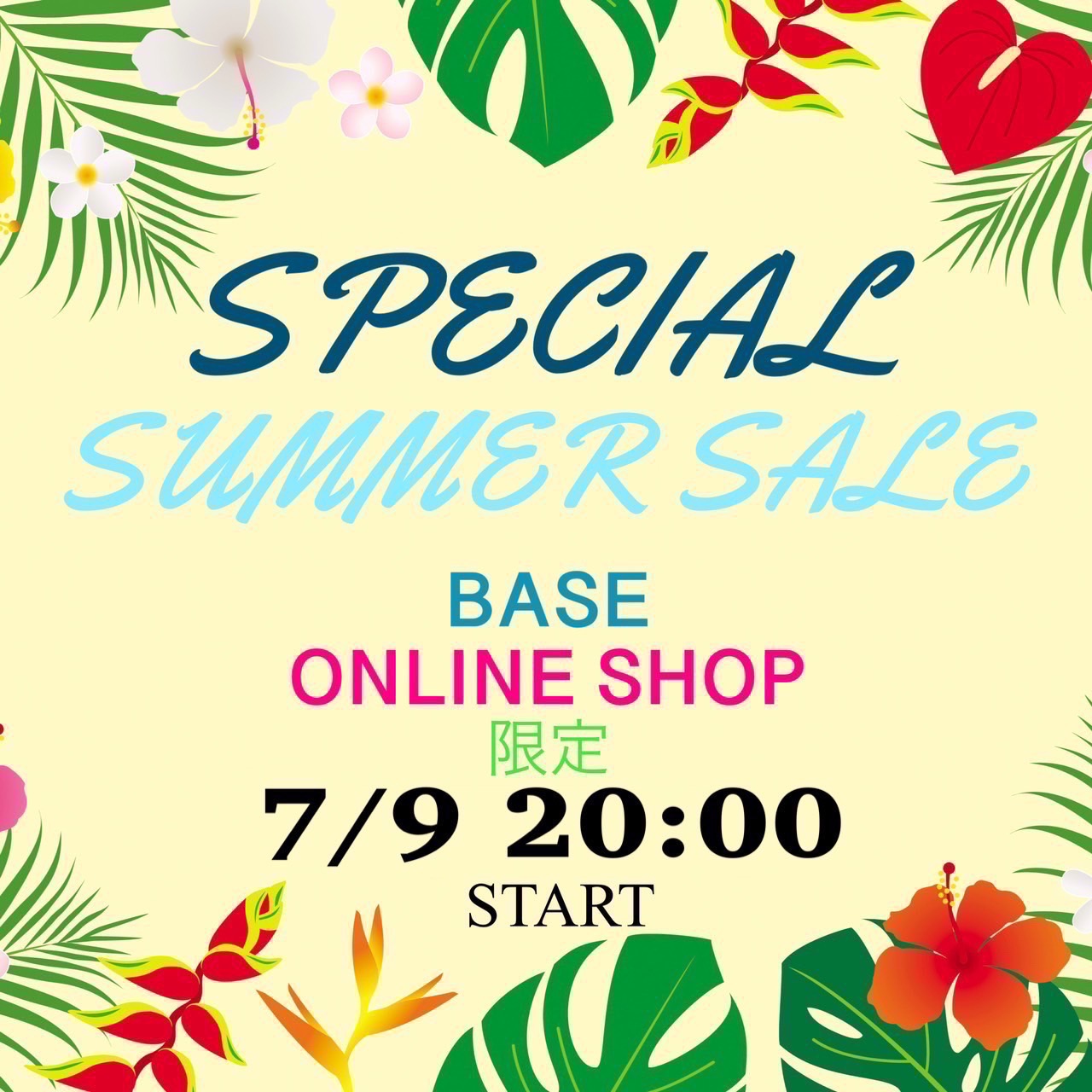 【SAFARI BASE ONLINE SHOP限定】 SPECIAL SUMMER SALE !!