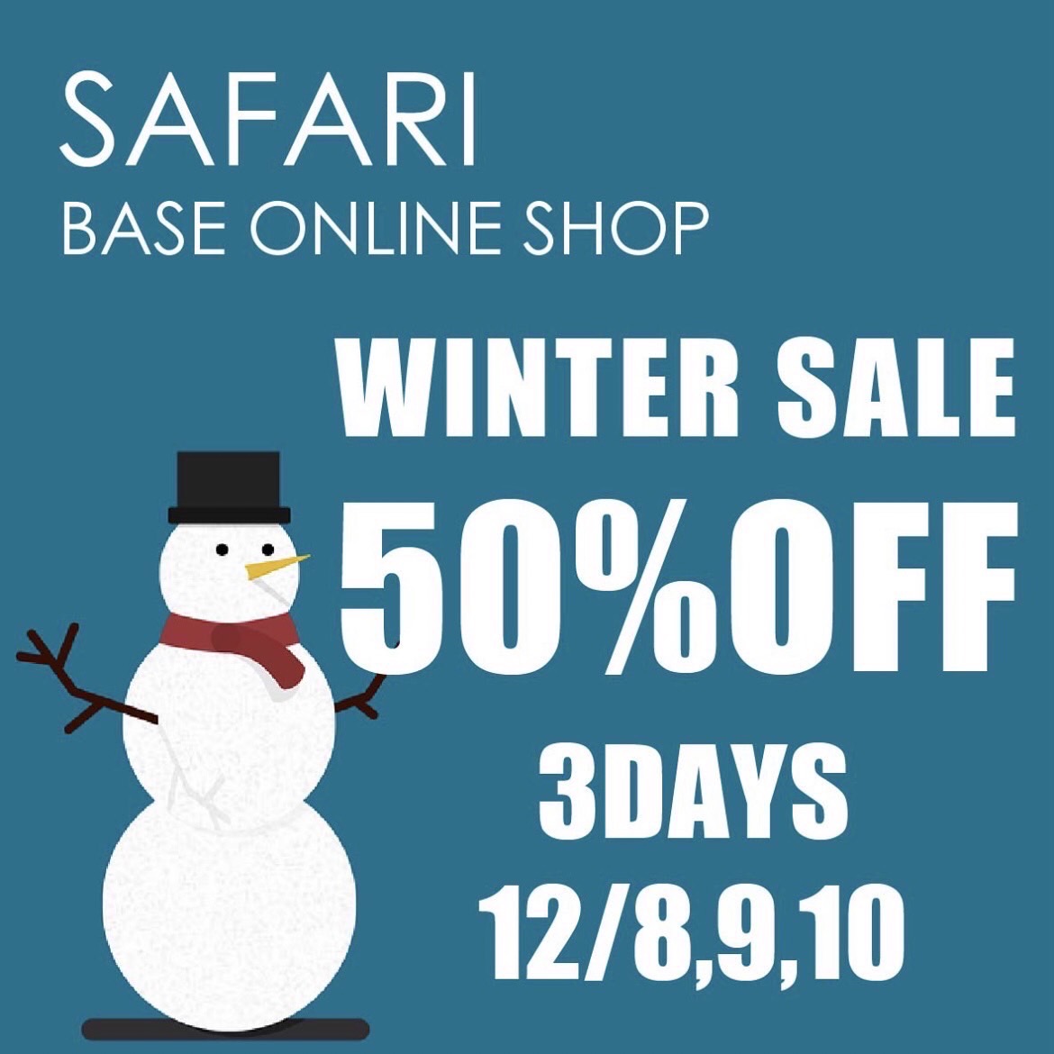 SAFARI BASE ONLINE WINTER SALE !!