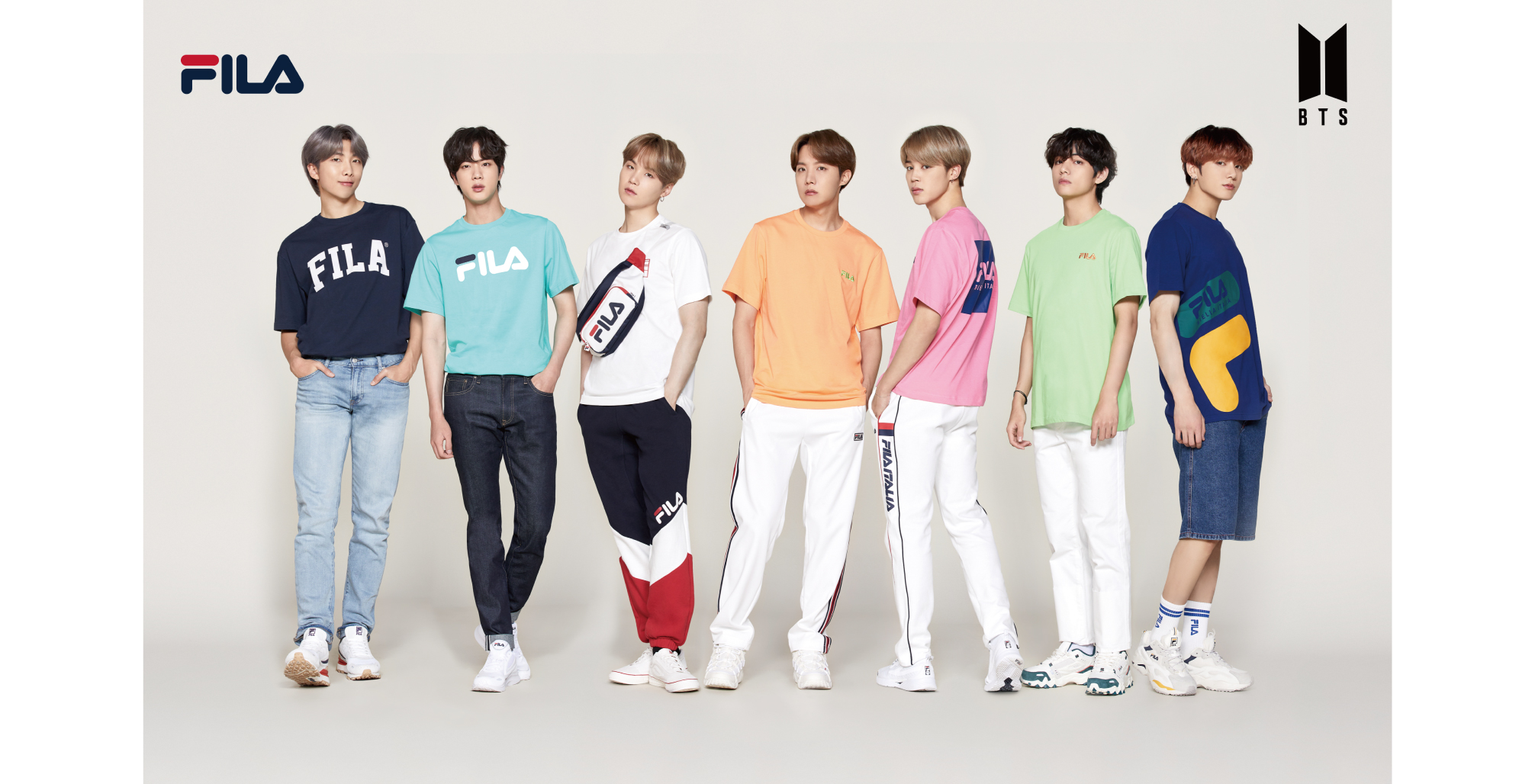 FILA BTS着用モデルTeeシャツ予約スタート❗特典「クリアファイル8枚セット」 ≫ 