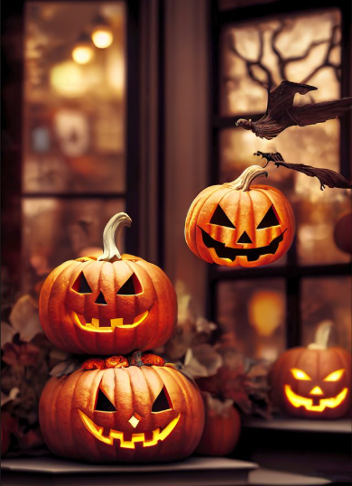 ハロウィンにはオレンジバッグを持って