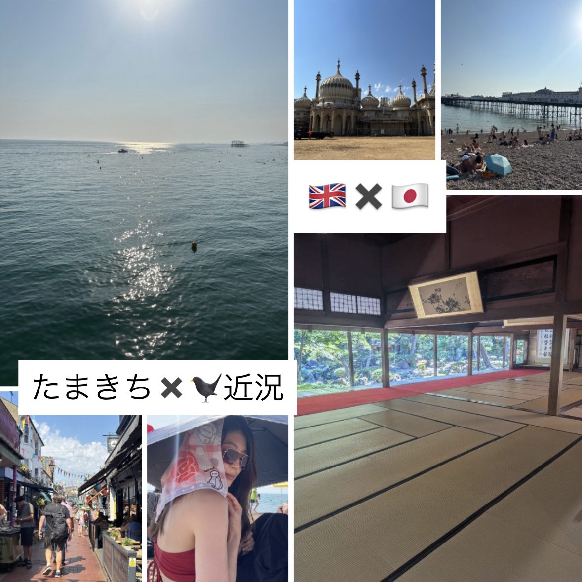 ロンドンから1時間半♪海の街Brighton(ブライトン)に行ってきました☀️