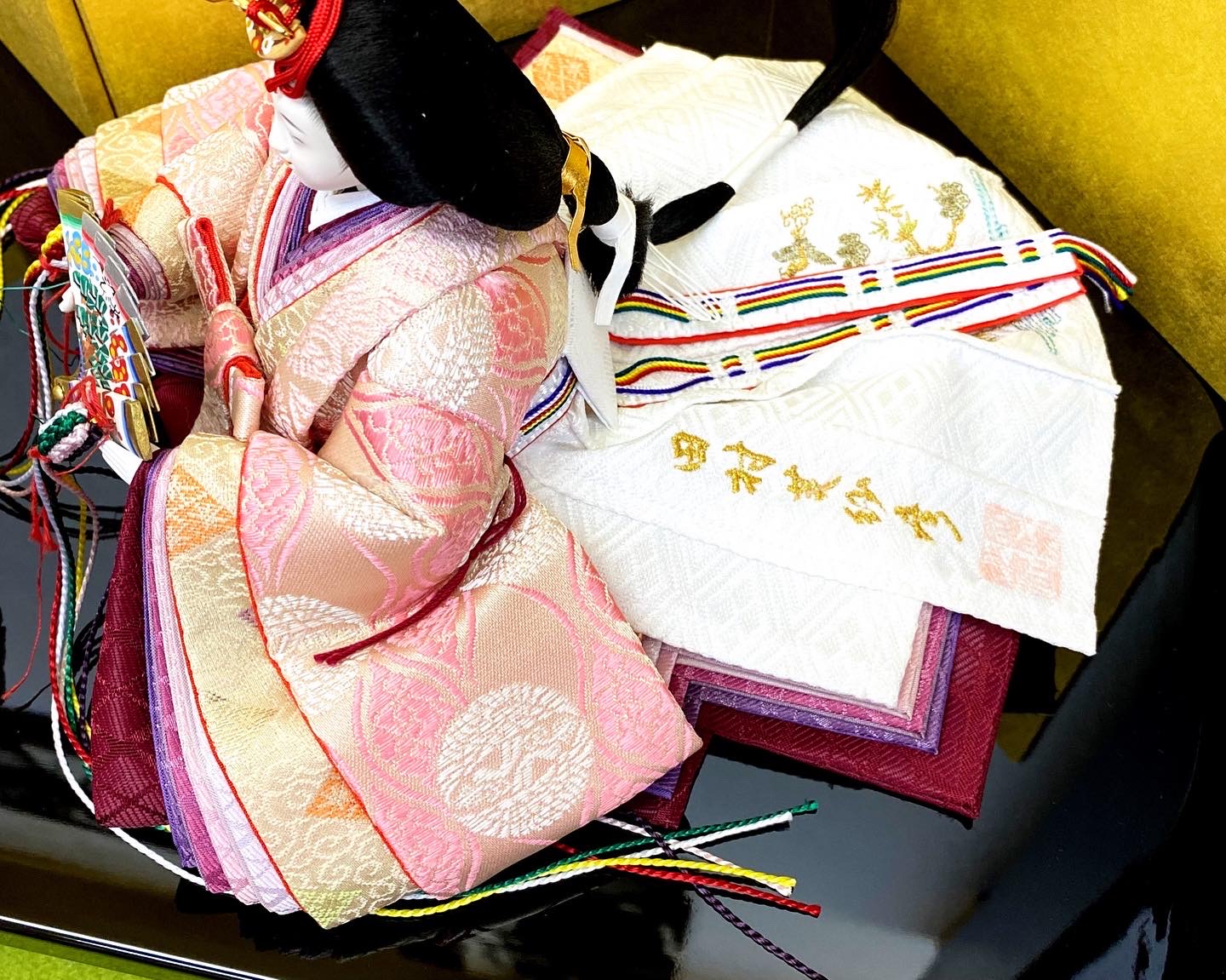 雲立涌に向鶴丸文様