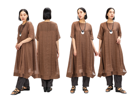 近江麻ボイルストライプ