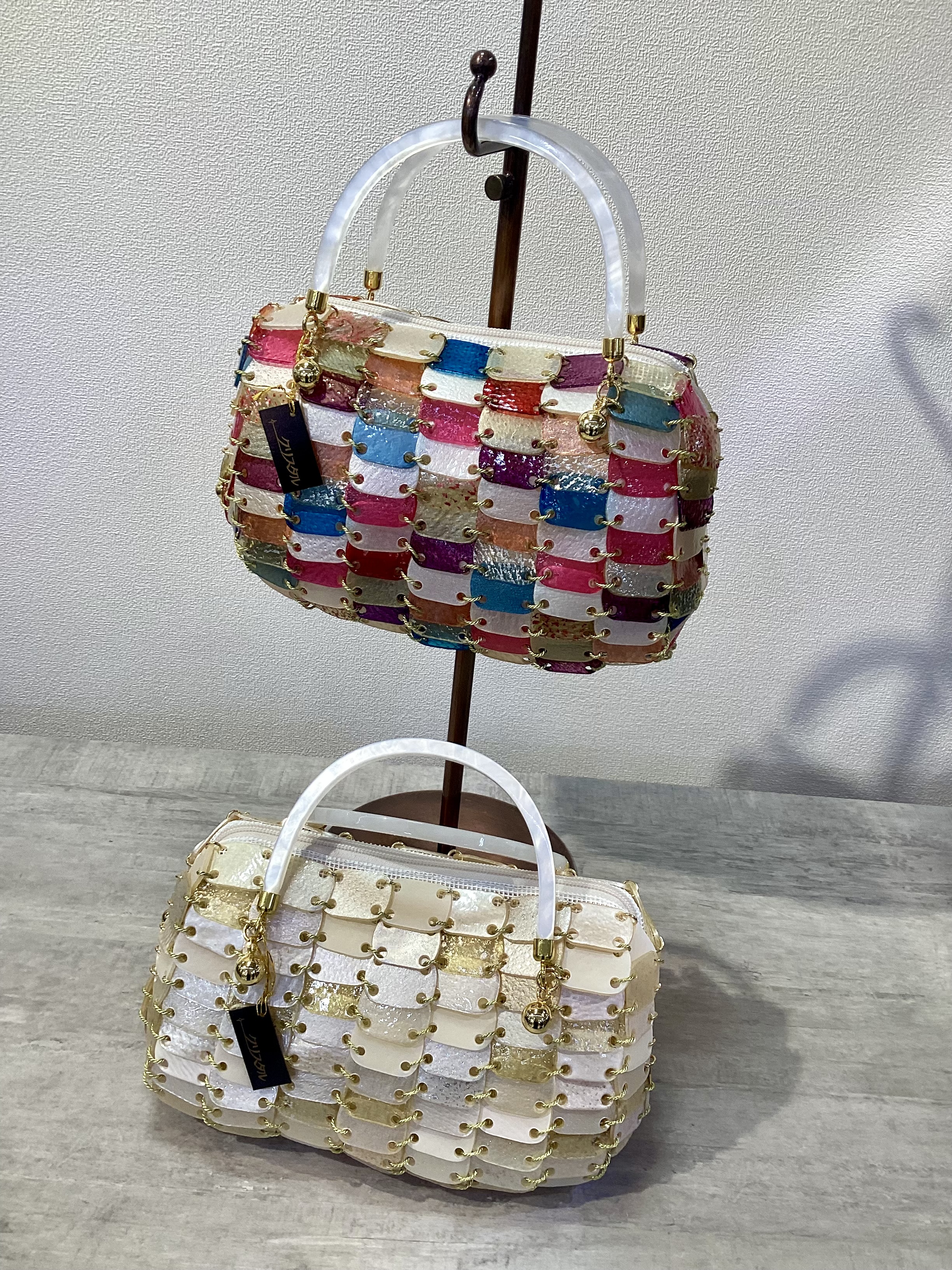 “限定”  キラキラの人気オリジナル素材バック入荷