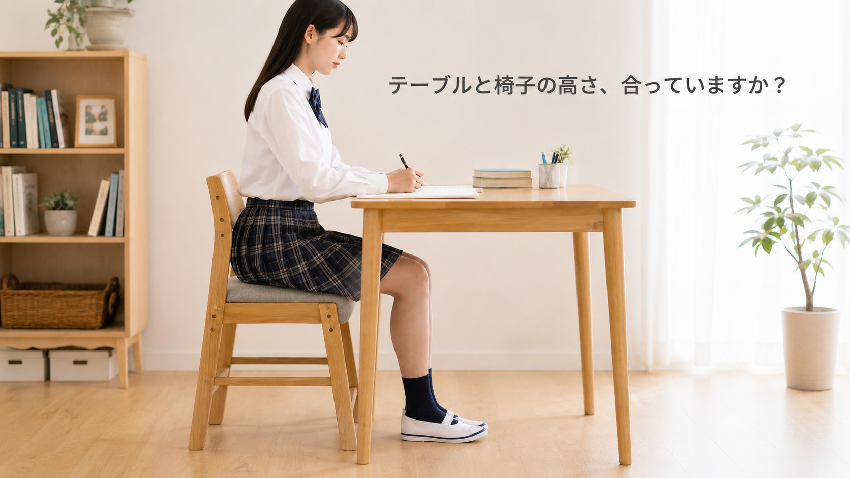 テーブルと椅子の高さ、合っていますか？ 後悔しない快適な高さの秘訣とは？