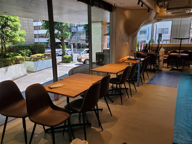 東京都品川区｜オーダー什器【店舗設備】カフェ店舗什器　OJIKI工房