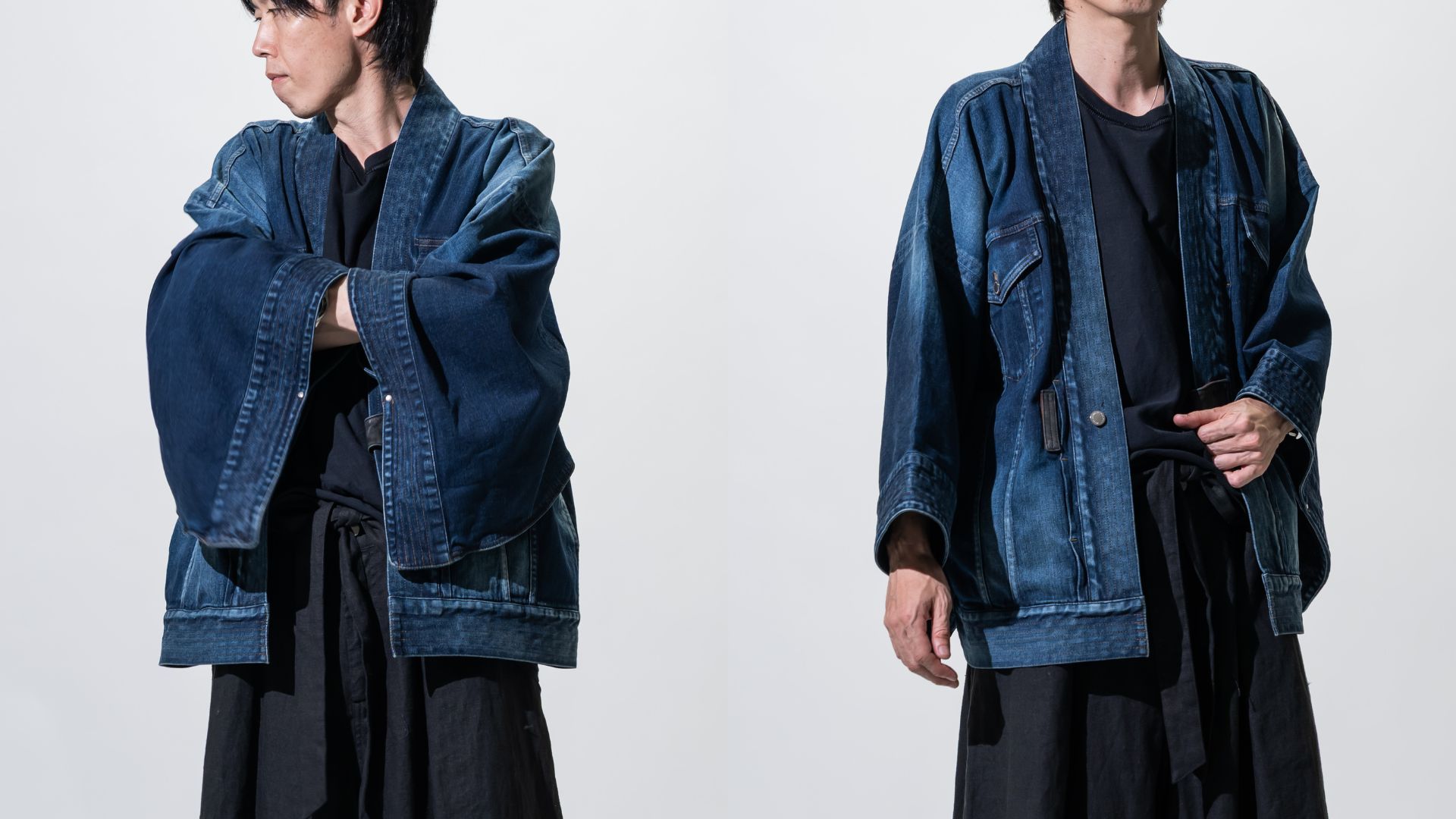 本日公開。着物の余白を纏う、岡山デニムの新作KIMONOGジャン