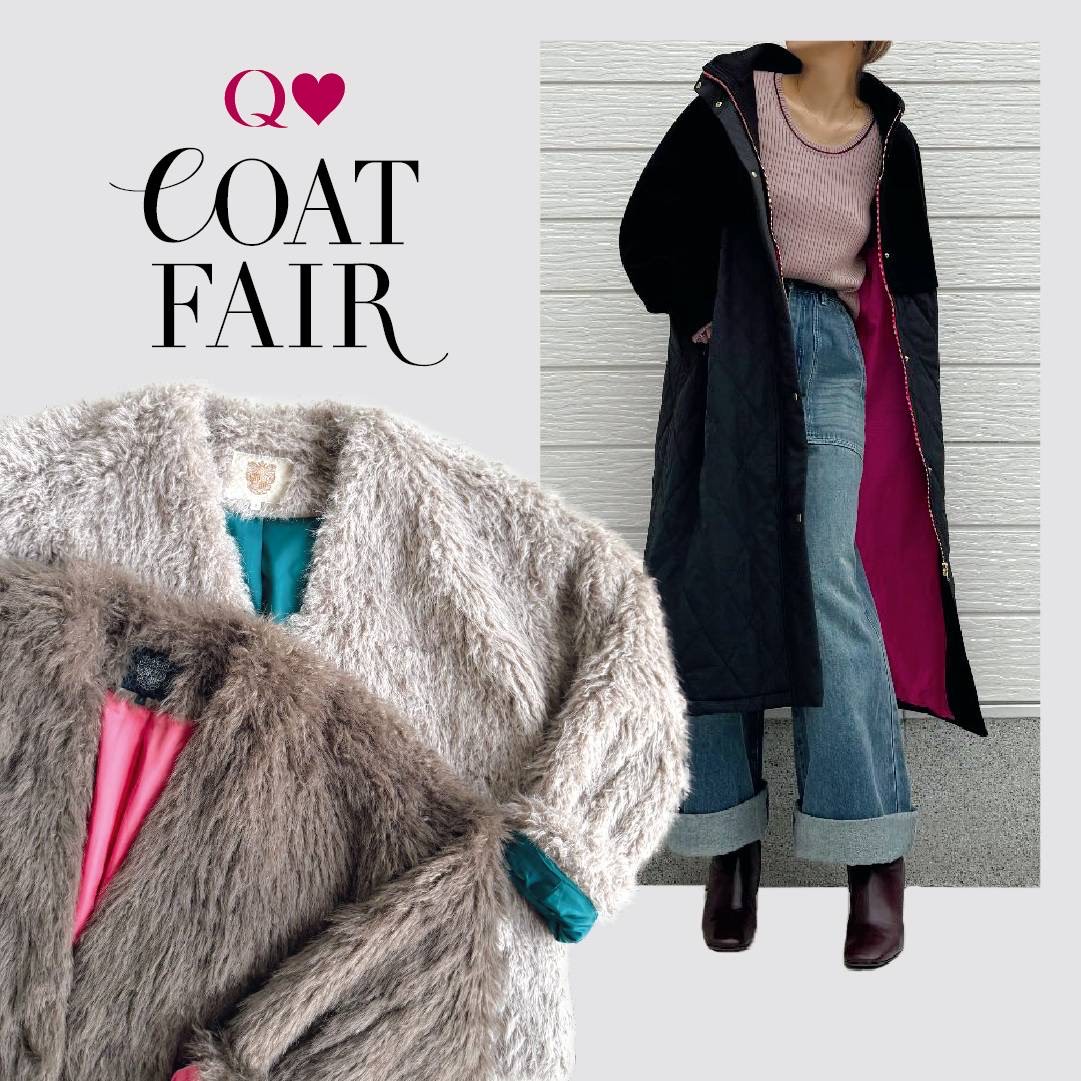 冬のアウターが勢ぞろい♪ コートフェア開催中!