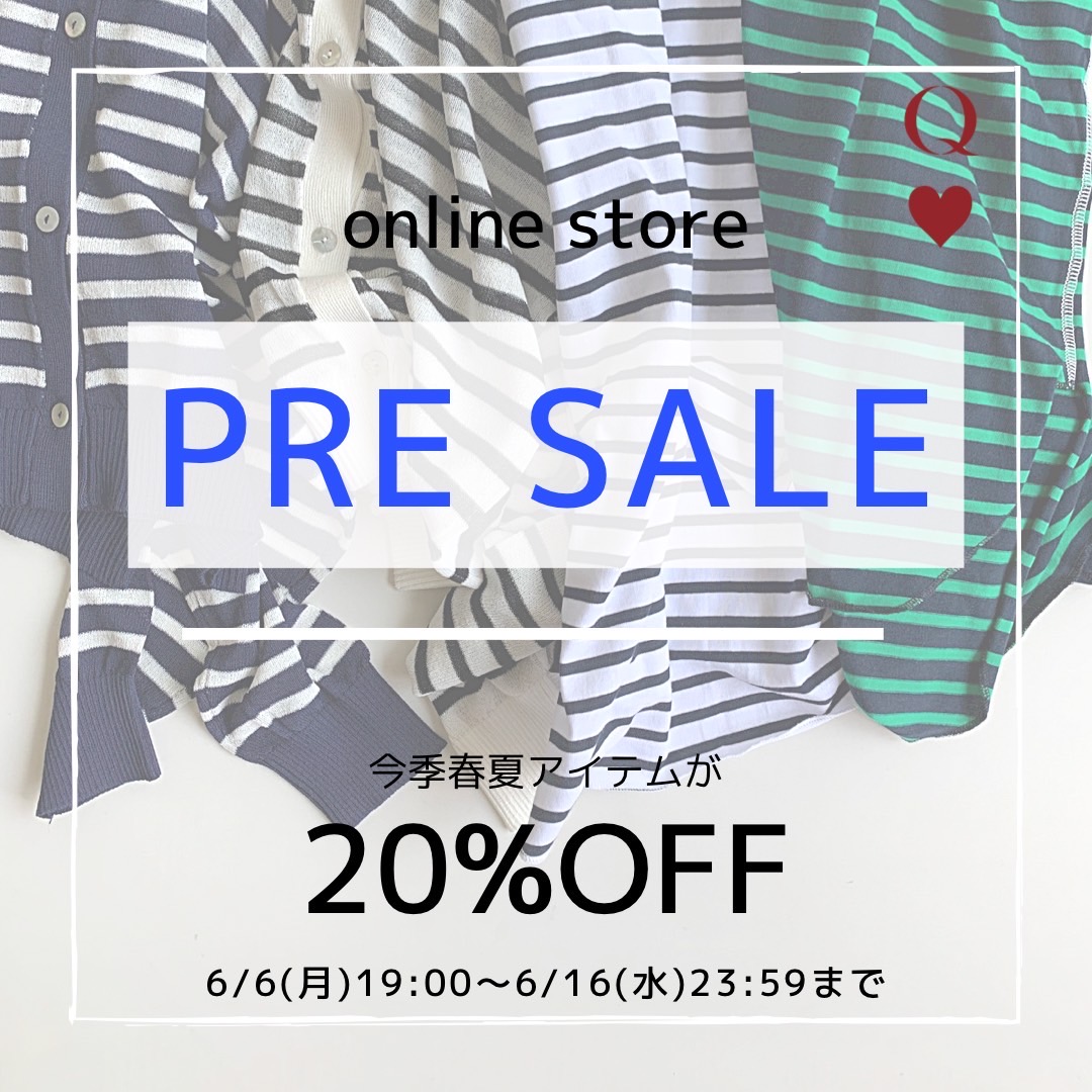 Online pre sale♪