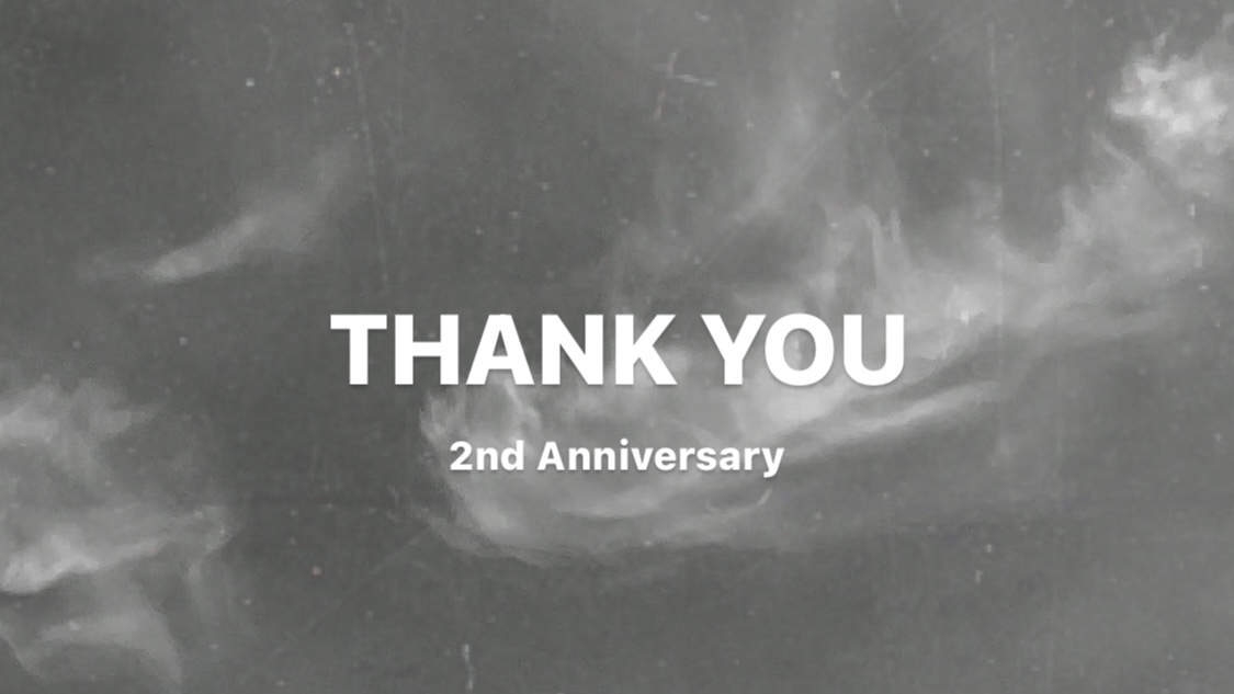 【2nd Anniversary】|  ブランド設立2周年のご挨拶