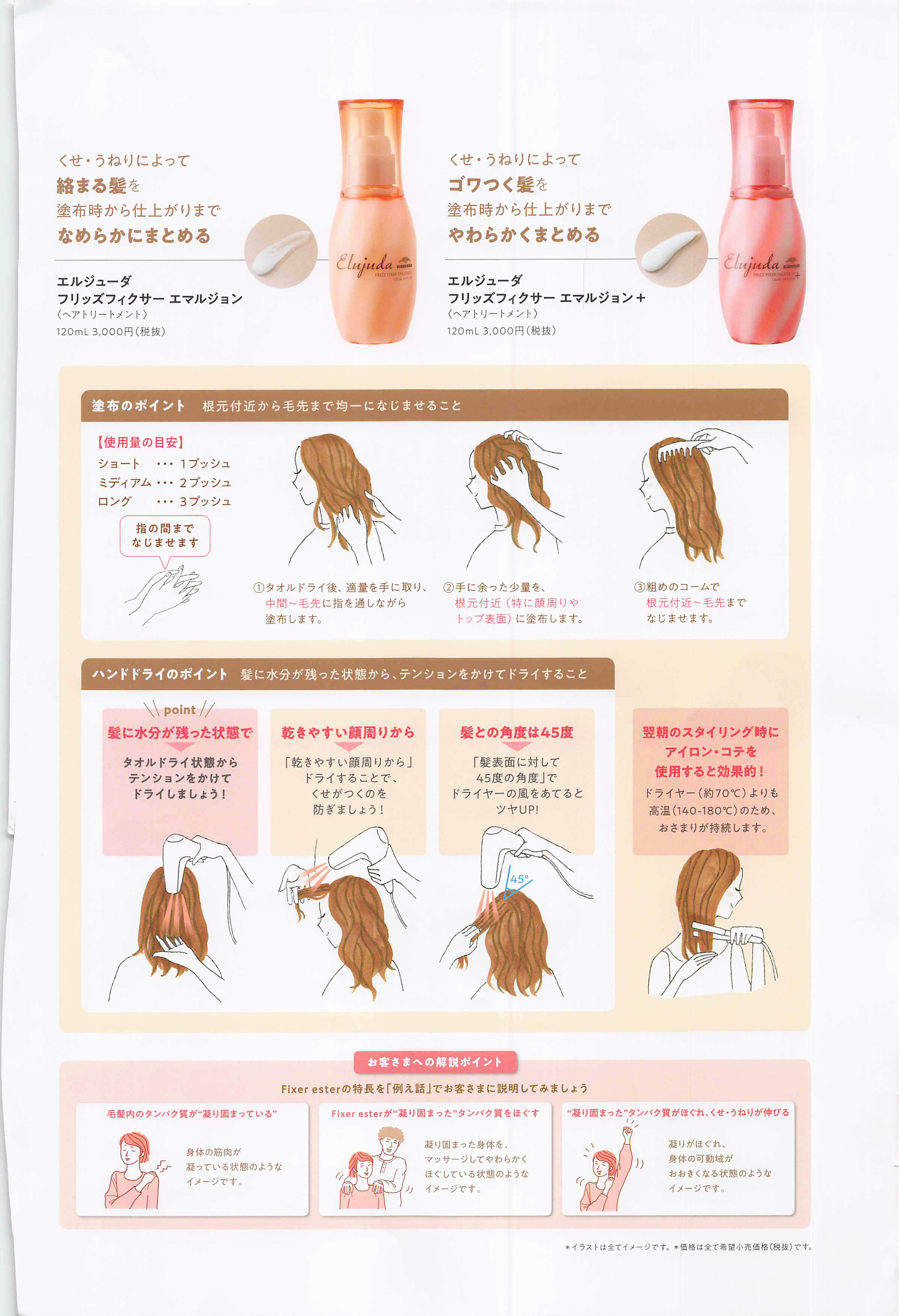 くせ　うねり対策　エルジューダ　フリッズフィクサー　