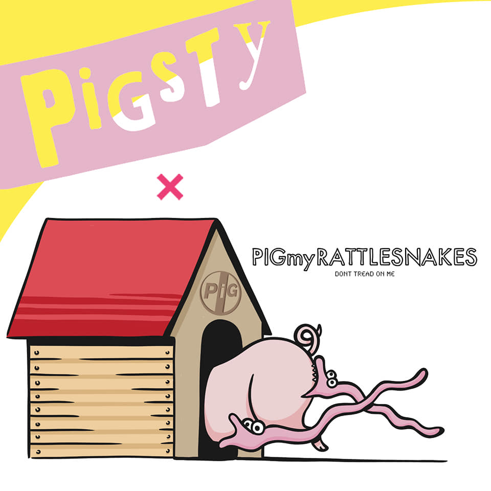 「PIGSTY」サポートアイテム販売サイト「PIGmyRATTLESNAKES」OPEN