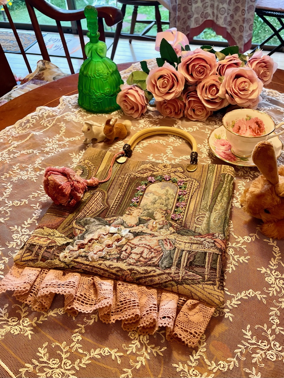 お茶会バッグ作りました♡