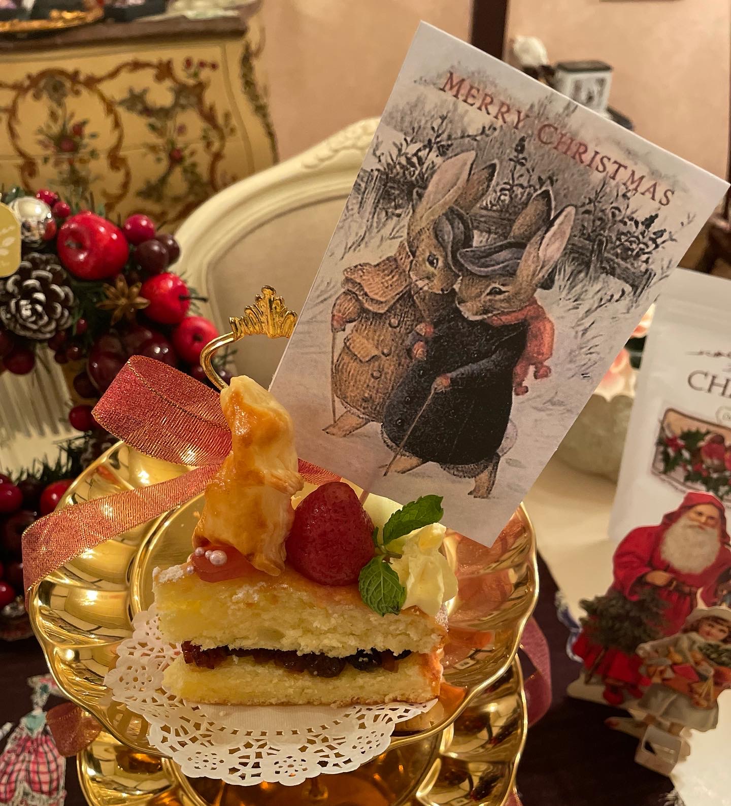ピーターラビットのヴィクトリアンクリスマスアフタヌーンティー
