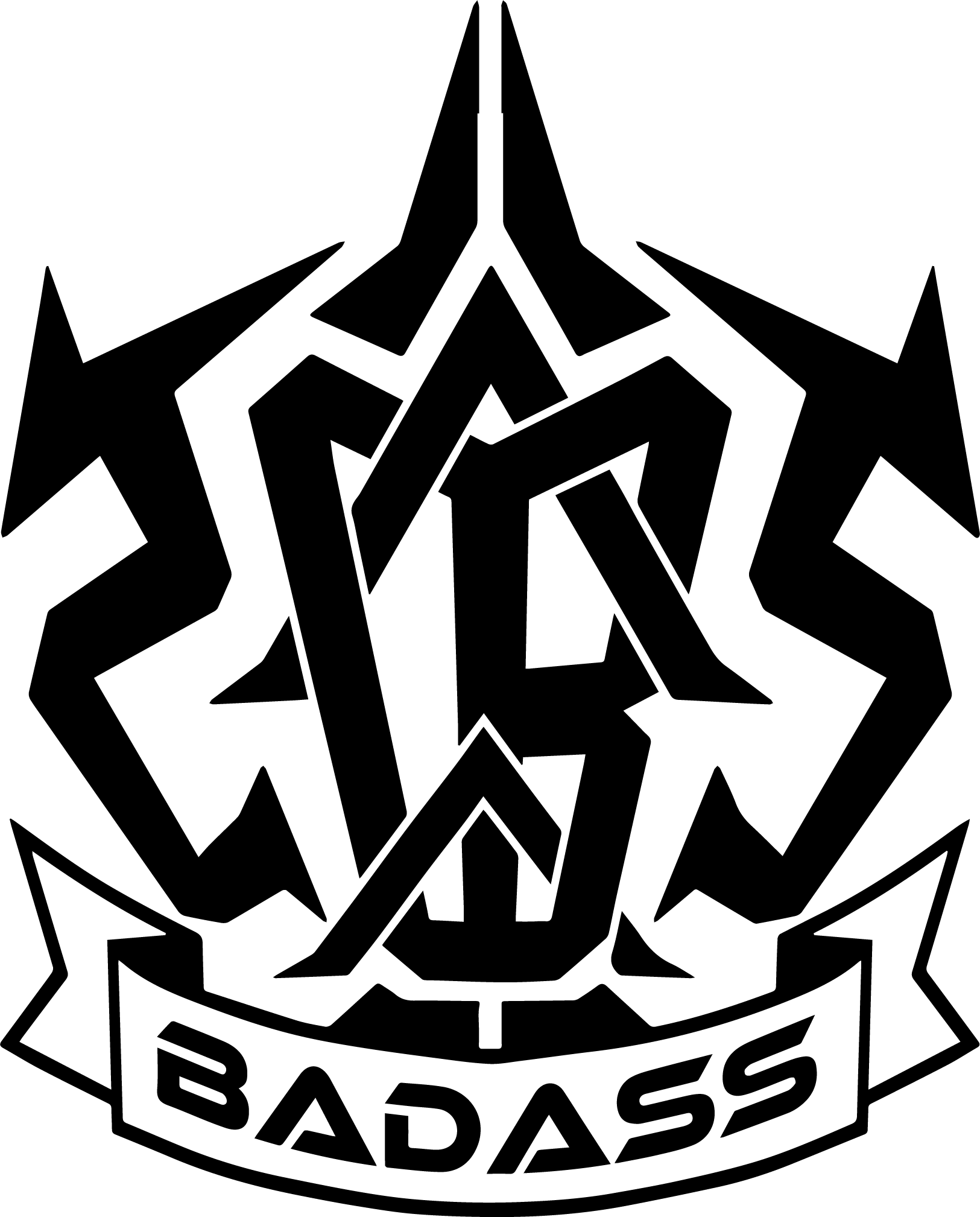 カッコいいロゴ マスコットロゴのショップ Badass