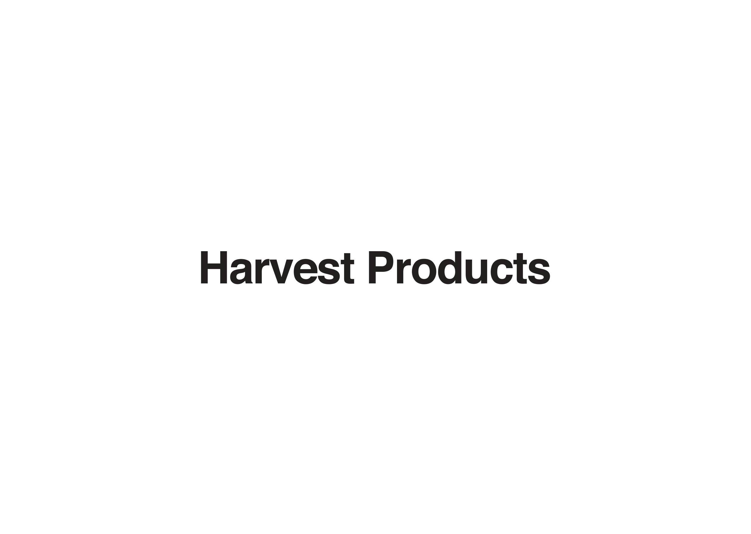 Harvest Products