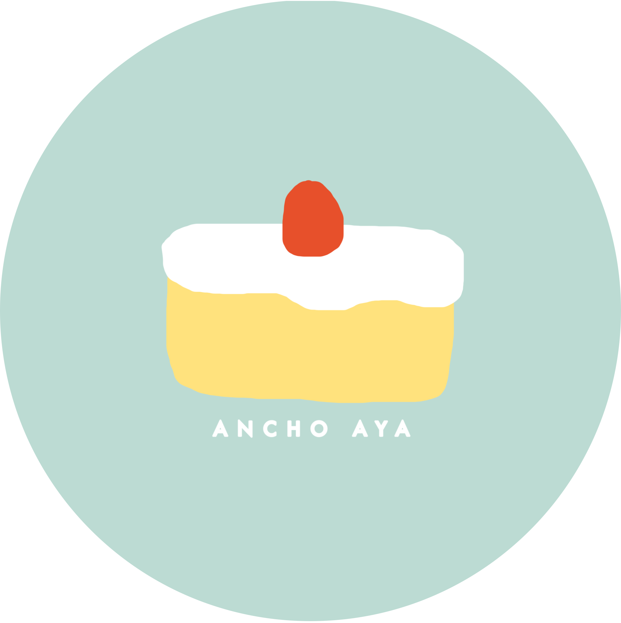 クリームソーダ台形ポーチ Ancho Aya アンチョアヤ オンラインショップ