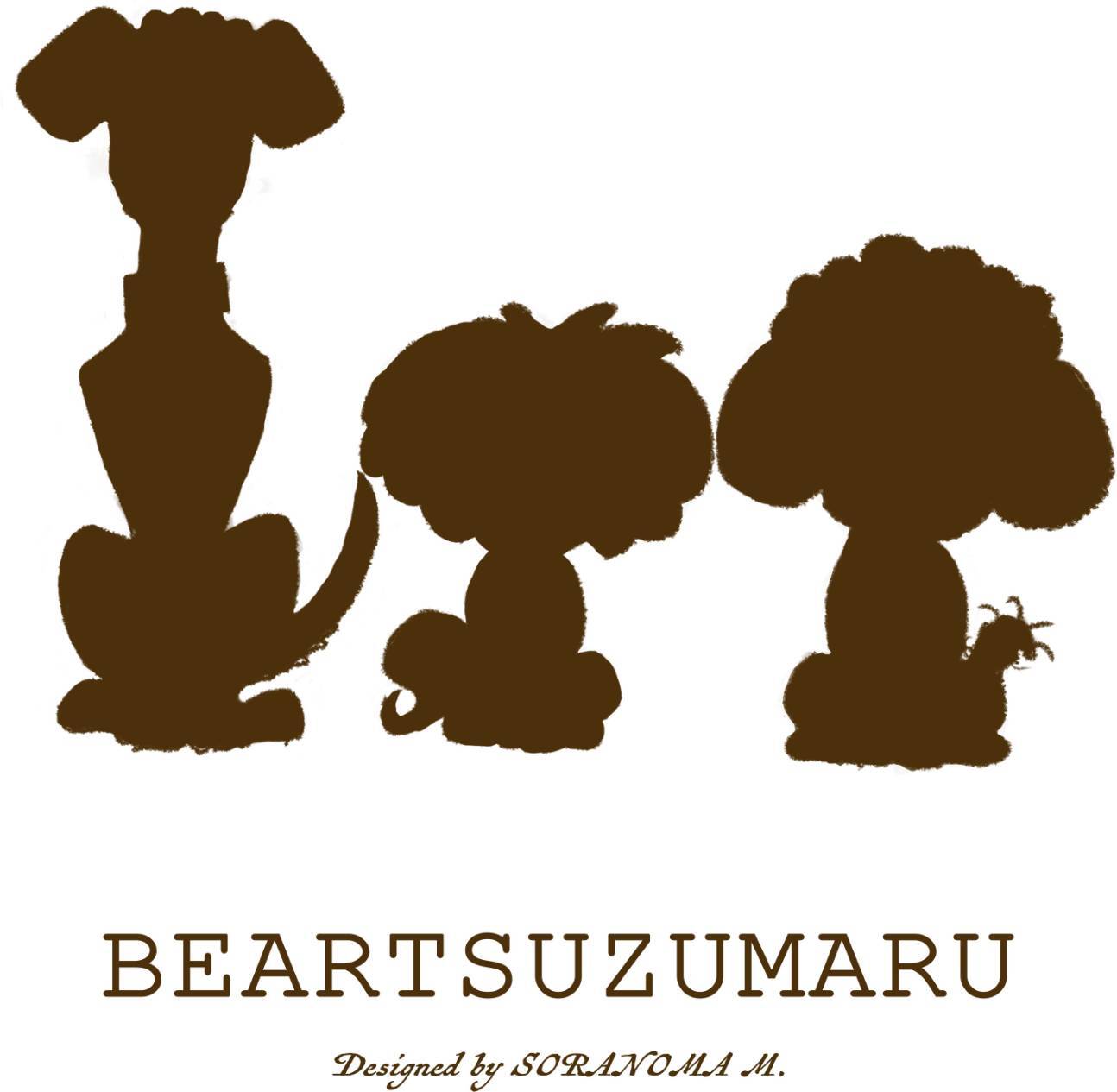 サンプル デジタル ペットさん似顔絵 ゆるかわキャラ Beartsuzumaru