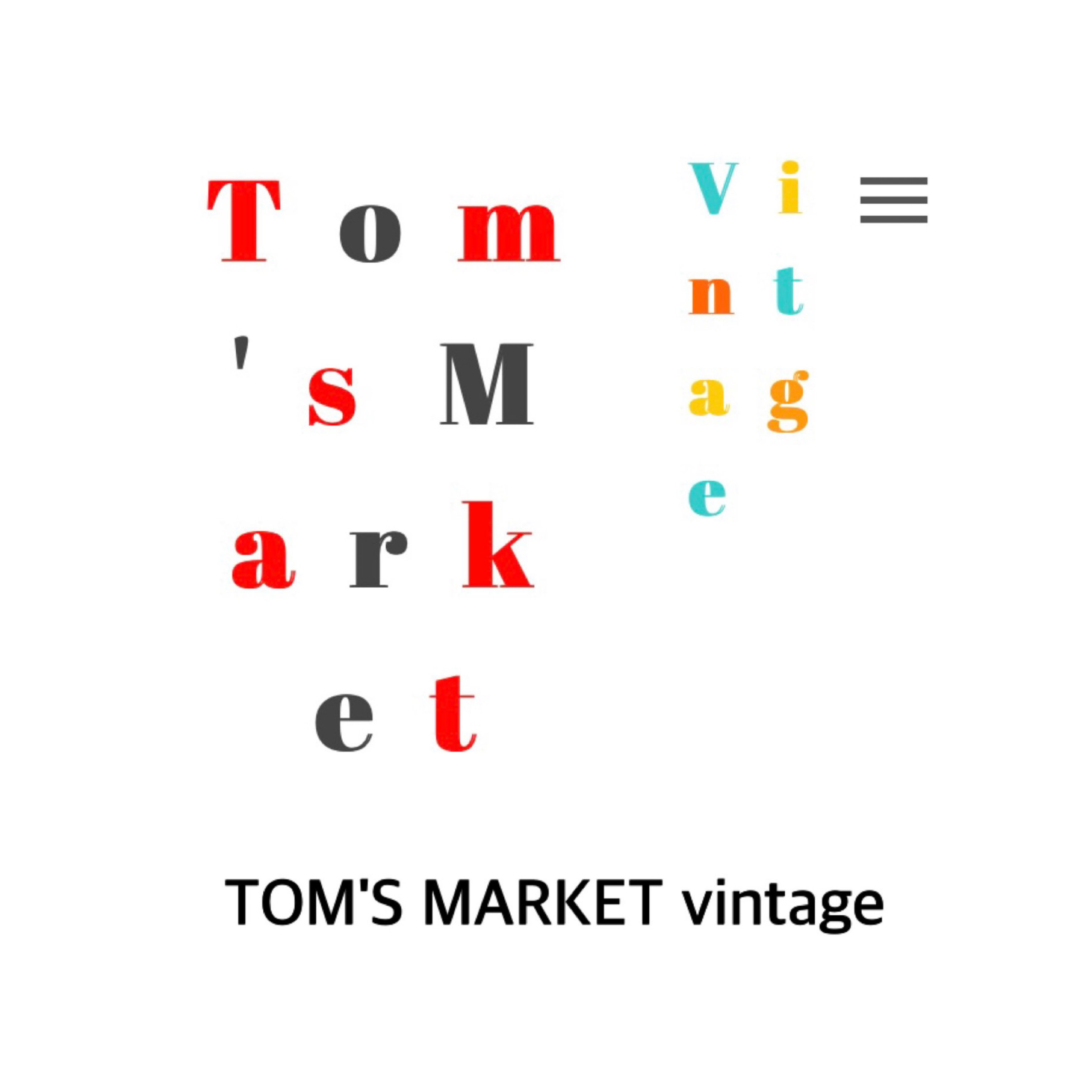 TOM'S MARKET vintage