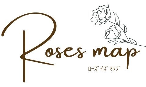 薔薇柄 生地 Roses Map
