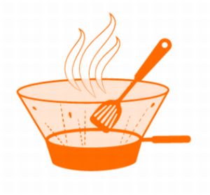 Frywall フライウォール Sサイズ cm用 オレンジ Frywall