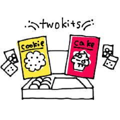 ①お菓子キット×2点